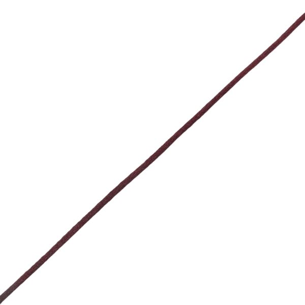 Шнур атласный корсетный ⌀2.0 мм / 45.7 метров, 25 коричневый