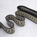 Стропа (ременная лента) 38 мм / 3 метра, [41.33 г/пог.м], с принтом, T0336 хаки/белый/черный, 3Al362