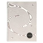 Тетрадь Энергия A4 80 л. на гребне 60 г/м², 4 шт, клетка, SVT 800221 02 серый, Светоч