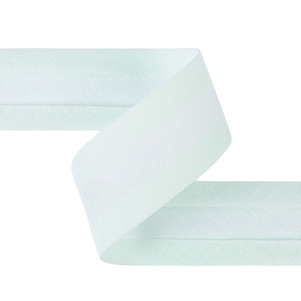 Косая бейка хлопковая 40 мм / 5 шт по 5.4 метра, №182 св.св.голубой, Gamma GK-40C