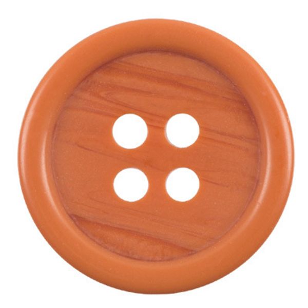 Пуговицы костюмные 15 мм, 36 шт, D808 оранжевый, Gamma GEC 0026
