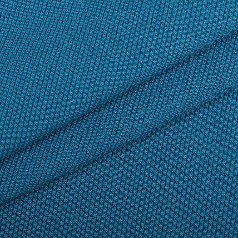 Кашкорсе с лайкрой пенье 400 г/м², 60+60 см / 15 метров, КАШ.400.17-4432.15, бирюза