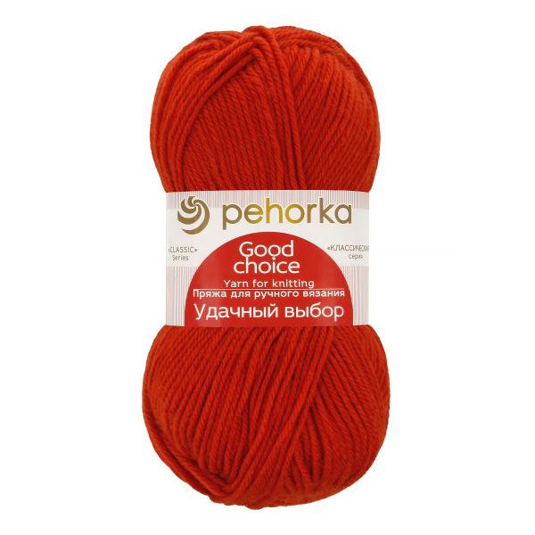 Пряжа Пехорка Удачный выбор / уп.5 мот. по 100 г, 200 м, цв.030 св.теракот