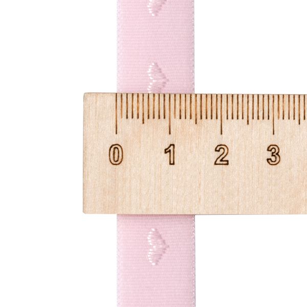 Резинка бельевая (окантовочная) 15.0 мм / 50 метров, тканая, бледно-розовый, ML124015/99/1