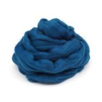 Шерсть для валяния Троицкая тонкая 1х100 г (до 23 мкр), 14 морская волна