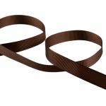 Лента репсовая нарезка 12.0 мм / 10 шт по 5.4 метра, 017 т.коричневый, Gamma GR-12
