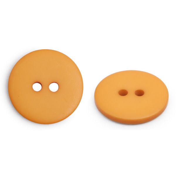 Пуговицы 2 прокола 28L, 18 мм, (Mustard (горчичный)) NE63, 72 шт