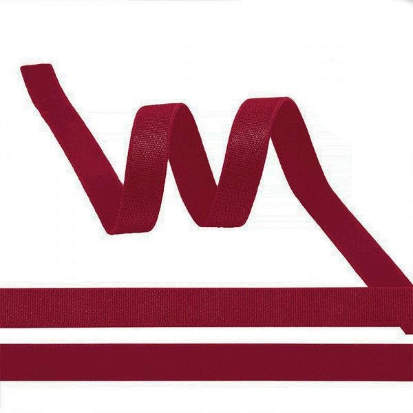 Резинка бельевая (бретелечная) 12.0 мм / 50 метров, RBB05 темно-красный S059