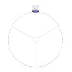 Каркас для абажура (заготовка) сталь металл ⌀500 мм, белый, Gamma RKD-050