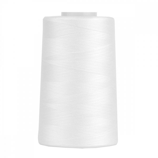 Нитки швейные Max 50/2, 4570 м (5000 ярд), 001 белый / 1 бобина