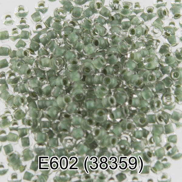 Бисер Gamma 10/0 (2.3 мм), 150 г (10х5 г), Е602 т.зеленый, 38359, круглый 5
