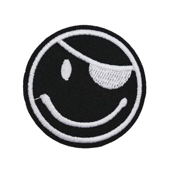 Термоаппликация Смайл-пират 50х5 0мм, 2 шт, LA580