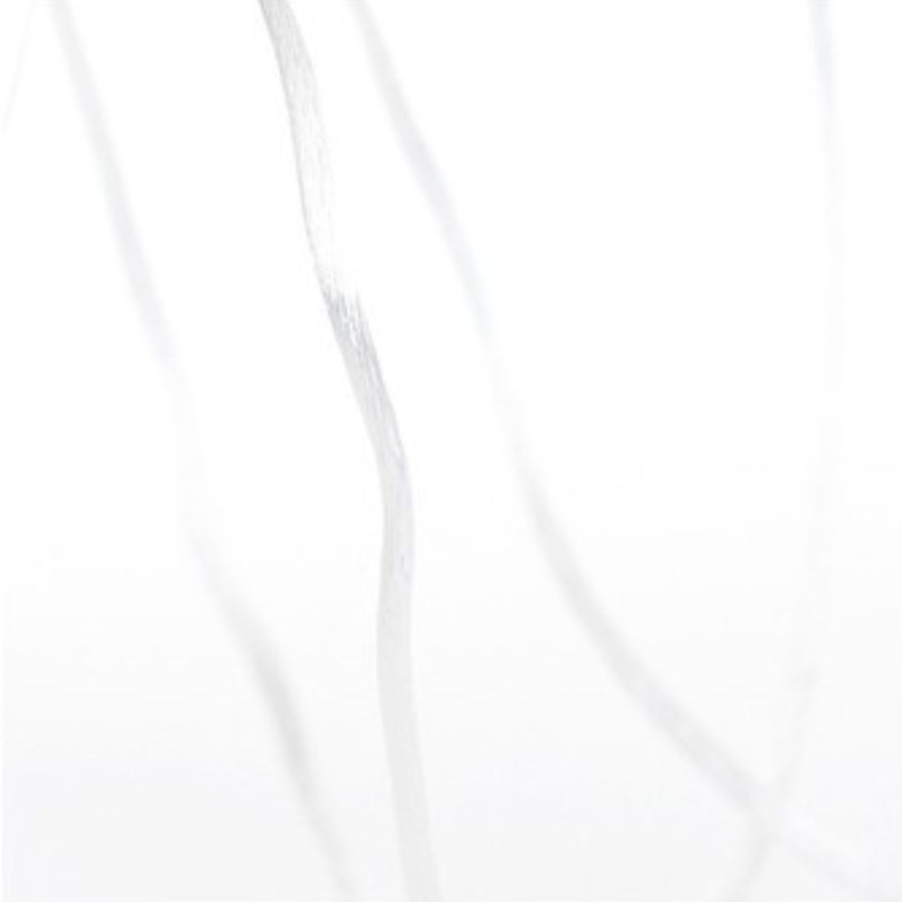 Шнур атласный корсетный 1.5 мм / 25 метров, 02 белый, Safisa (Spiral)