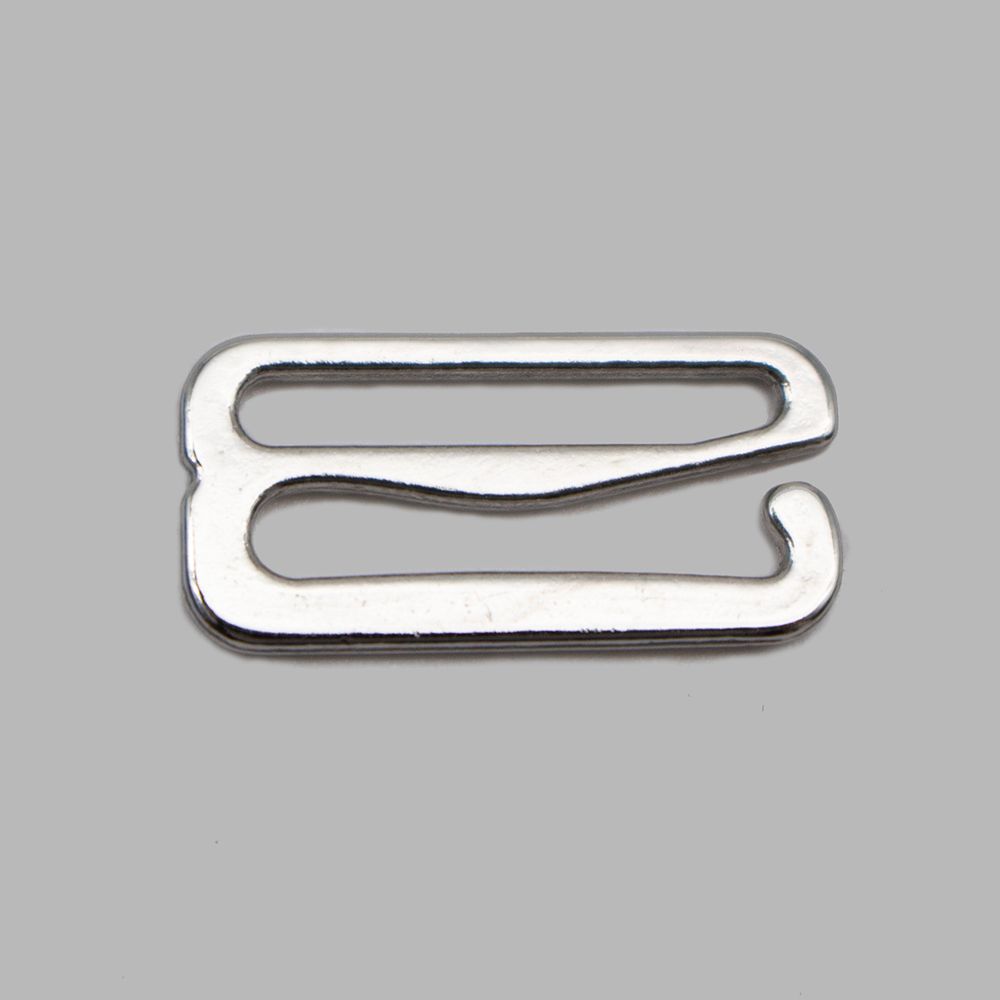 Крючки для бюстгальтера металл 16.0 мм, 20 шт, белая бронза, Arta