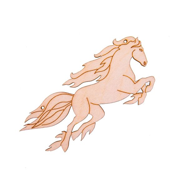 Заготовка из фанеры Подвеска Лошадка 0.3 см, 01 Летящий конь 10х5, Mr.Carving, ВД-1262