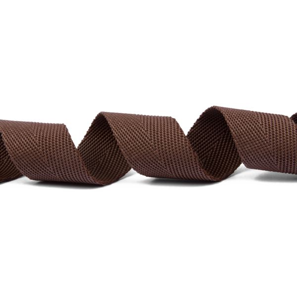 Стропа (ременная лента) 25 мм / 5х2.5 метра, фасовка, коричневый, 3816 (3074)