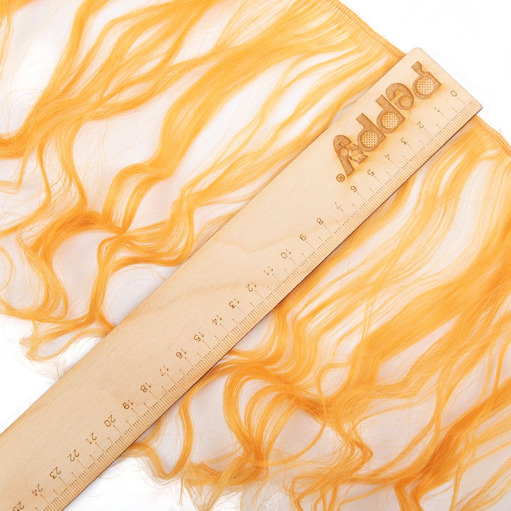 Трессы для кукол 20 см, 100 см, 28 г, 40 рыжий, HobbyBe HAR-16