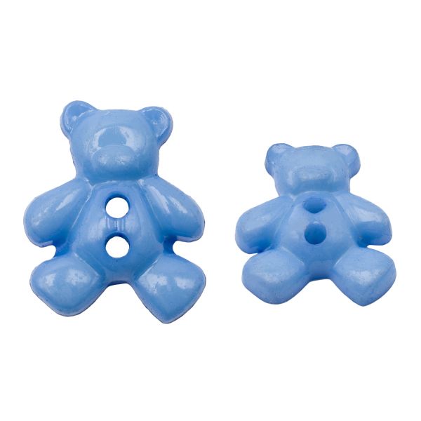 Набор мини пуговиц Мишки, пластик, 23625