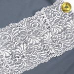 Кружево бельевое эластичное 180 мм / 20 м, 240, цв.1 белый, Kruzhevo