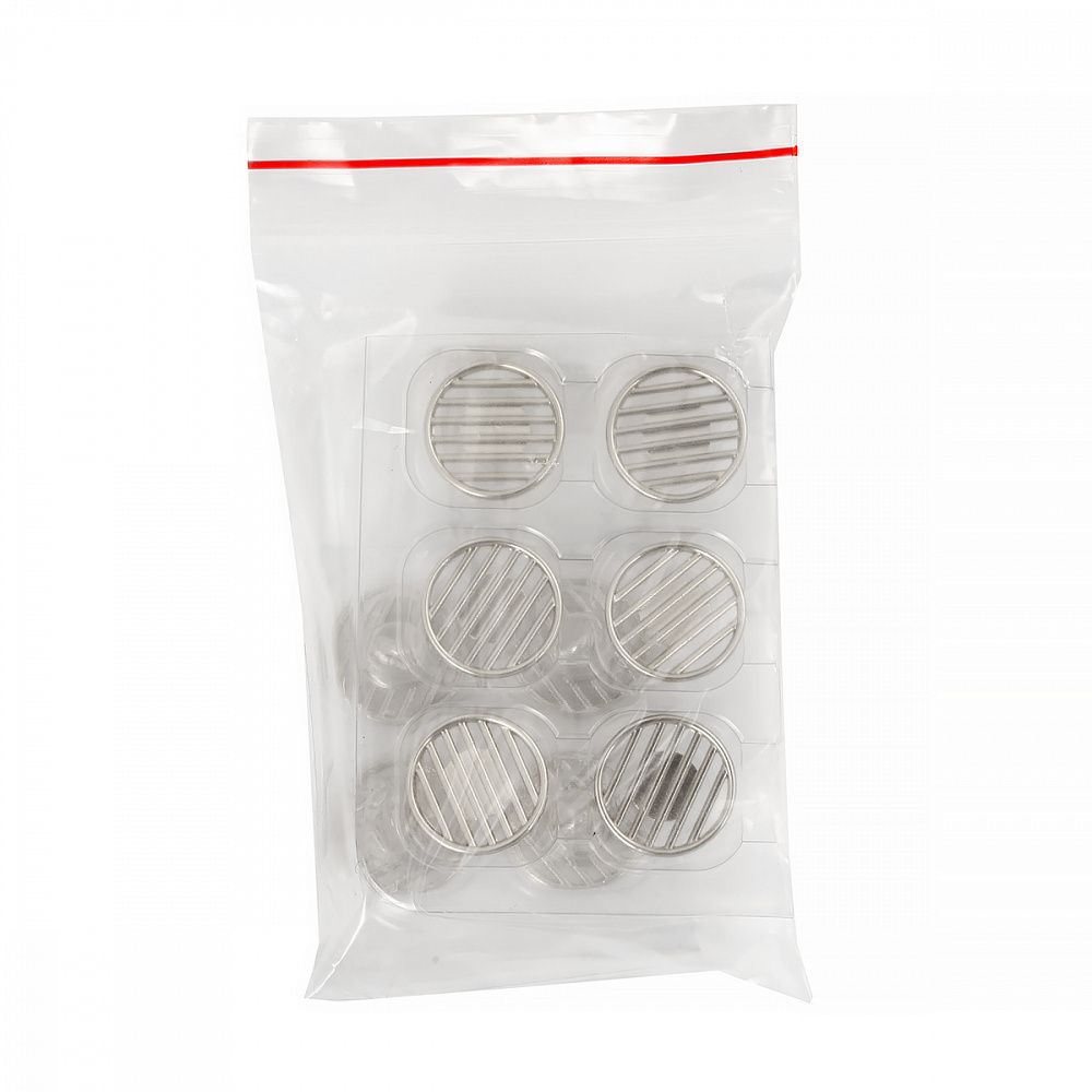 Пуговицы на ножке металлические 24L=15мм, С-MP37 цв.серебро, 10 шт