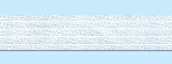 Тесьма усиленная Кромка клеевая 15 мм, 100 м, белый, W, Gamma G-115ht