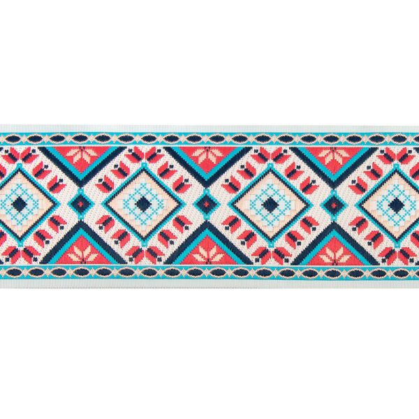 Лента (тесьма) жаккардовая 70.0 мм / 10±0.5 метров, 5, Gamma TRJ-117YP