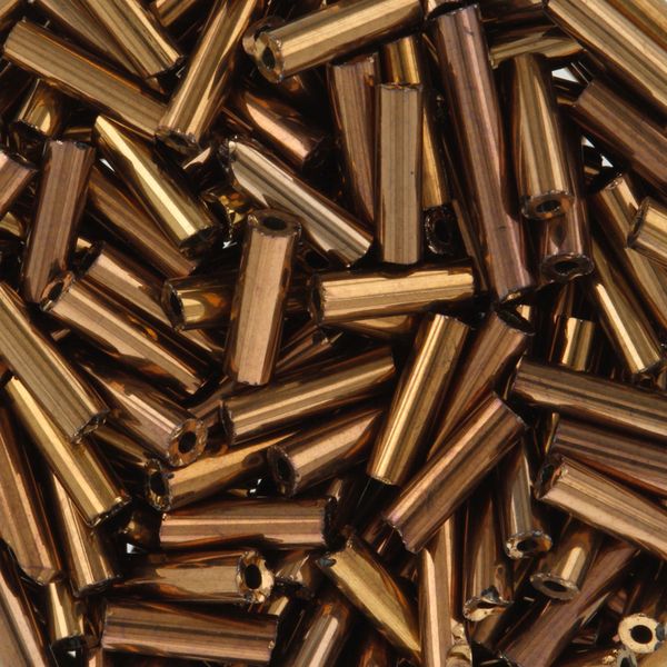 Бисер стеклярус Zlatka 100 г (10х10 г), №0574 бронза GG