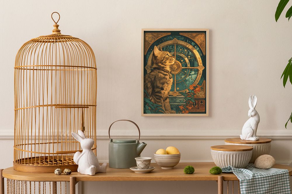 Пазл деревянный 500 элементов, PZLD-008 Кот Фортуны, Фрея