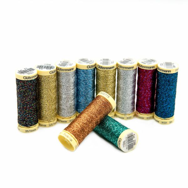 Швейные нитки (набор) Gutermann с металлическим эффектом