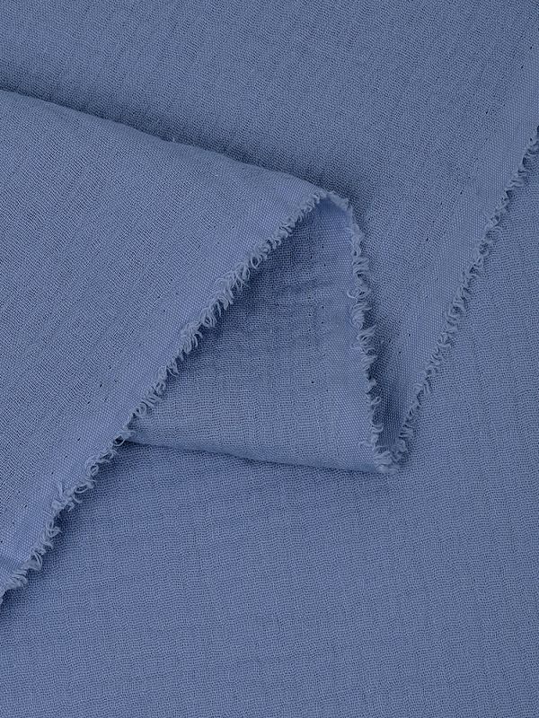 Муслин 125 г/м², 130 см / 2 метра, TBY.Mus.24723.67.2, цв.67 бл.синий