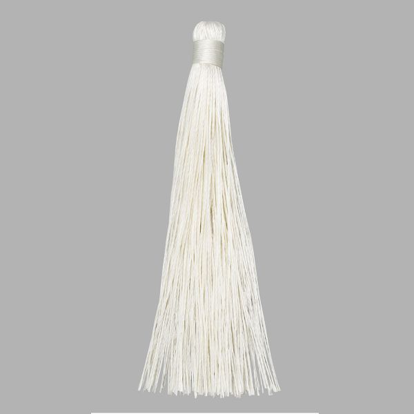 Кисть шторная l=10 см, полиэстер, 10 шт, 22 молочный, CL-034