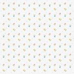 Ткань для пэчворка Peppy Нежная история, отрез 50х55 см, 146 г/м², НИ-19 белый, Peppy