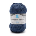 Пряжа Камтекс Праздничная с люрексом / уп.10 мот. по 50 г, 160 м, 022 джинса