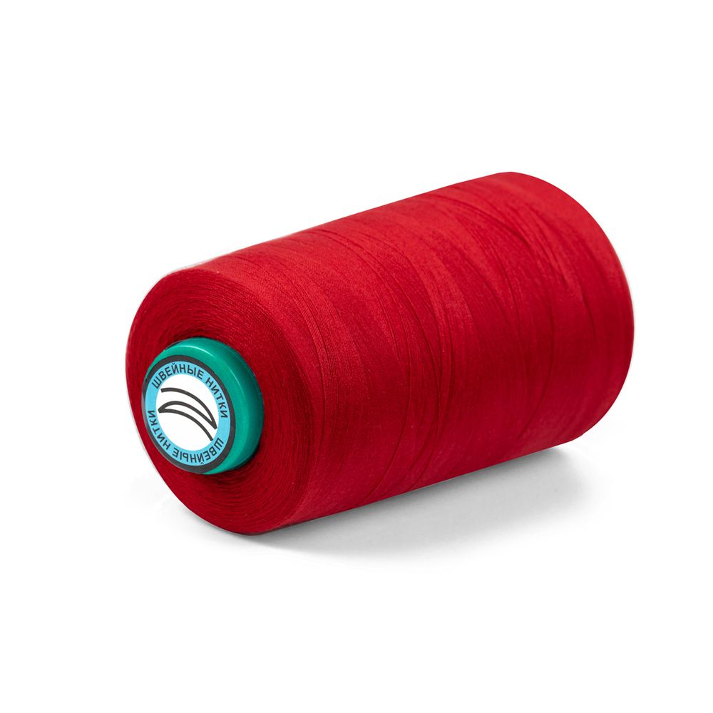 Нитки универсальные Nitka 40/2, 4570 м (5000 ярд) / 1 кат., 113 красный