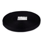 Стропа (ременная лента) 20 мм / 50 метров, толщ. 0.95 мм, [12.22 г/пог.м], 100% п/а, 00 черный, Gamma 5с611