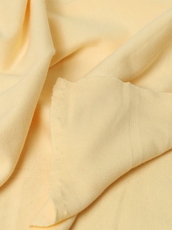 Ткань трикотажная 230 г/м², 185 см / 60 метров, 98% хлопок 2% эластан, TBY.ZD8662, цв.05 бежевый