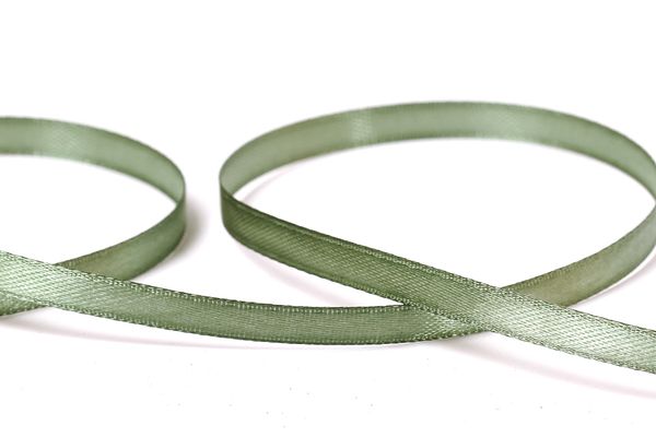 Лента атласная 1-сторонняя 6.0 мм / 33±2 метра, 105 зеленый, Gamma