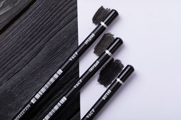 Угольные карандаши (ве) VACPB-4 4х10 шт, ассорти 02, Vista-Artista