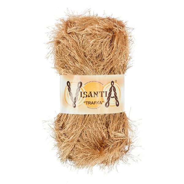 Пряжа Visantia Trafka / уп.5 мот. по 100г, 150м, 0054 св.коричневый
