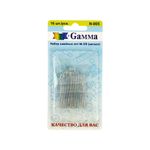 Иглы ручные для шитья №5/9, 16 шт, P, Gamma N-005