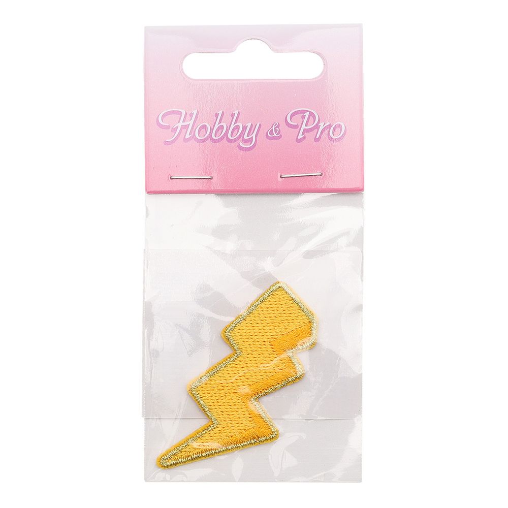 Термоаппликация Молния, 5.2х2.4cm, Hobby&Pro