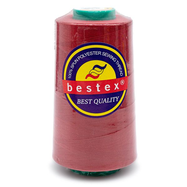 Нитки универсальные Bestex 50/2, 4570 м (5000 ярд) / 1 кат., 051 пуансеттия красная