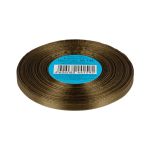 Лента атласная 1-сторонняя 6.0 мм / 33±2 метра, 144 т.хаки, Gamma