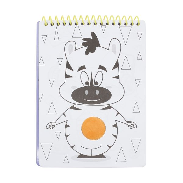 Блокнот-раскраска А5 с объемной аппликацией 