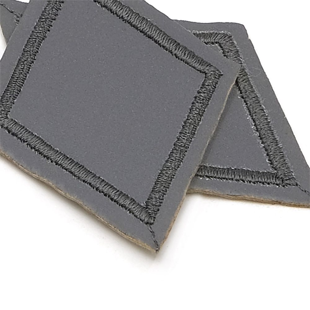 Термоаппликация светоотражающая Ромб, 65х40 мм, LA426, 3 шт