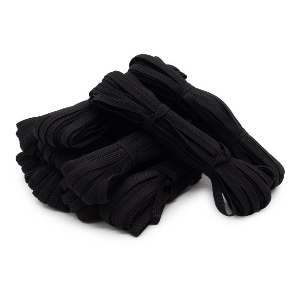 Резинка бельевая (стандартная) 8.0 мм / 10х10 метров, С907/1, черный
