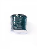 Лента бархатная (тесьма) 10.0 мм / 22.86±1 метров, арт.10VR39 нейлон цв.т.зеленый