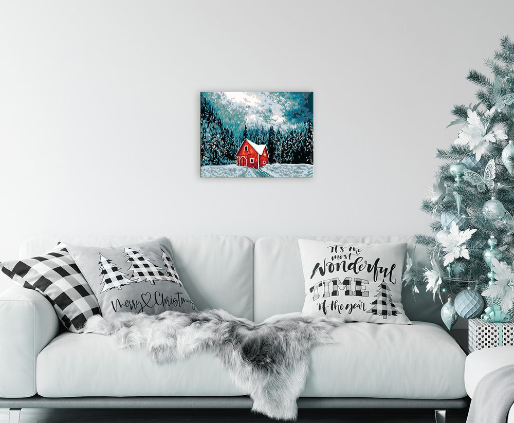 Картина по номерам Фрея, В окружении леса, 40х30 см