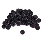 Пуговицы 2 прокола 18L=11 мм, Blk-02 черный, 72 шт, CN2847