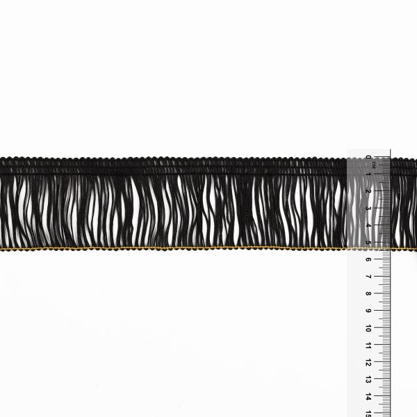 Бахрома отделочная 55.0 мм / 25 метров, черный, Gamma 115